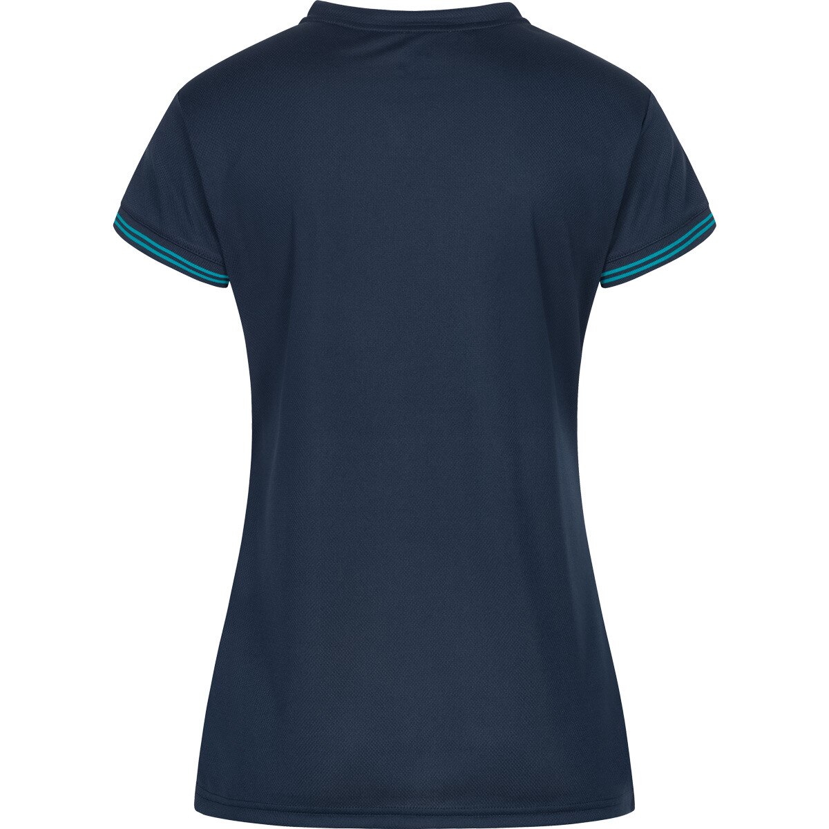 Butterfly Puren Lady Shirt: Back of Blue Shirt